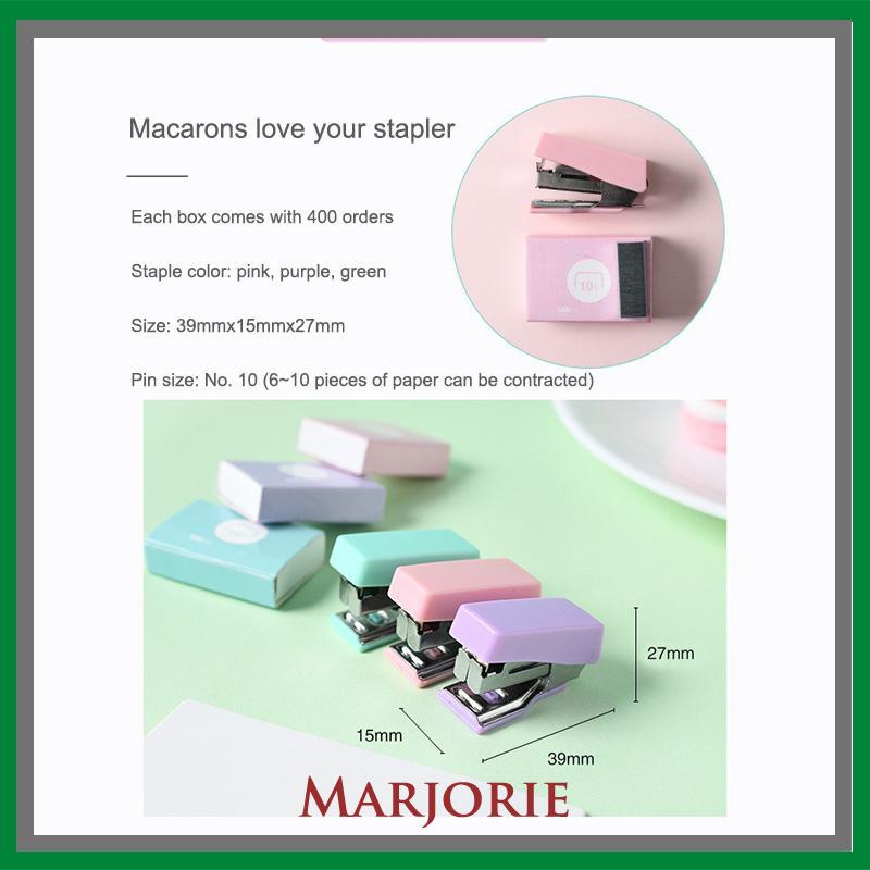 stapler staple cute set Stapler Mini Set Staples Perlengkapan Kantor  Mengikat Logam Kreatif-MJD