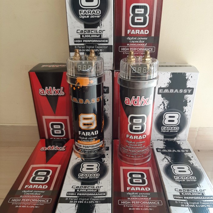 Kapasitor Bank Capasitor 8 Farad Capasitor Audio Mobil