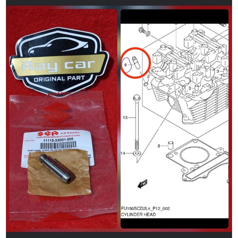 BOTOLAN BOTOL BOS BOSH KLEP SUZUKI SATRIA FU KARBU ORI SGP