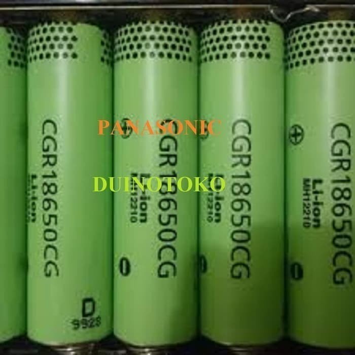 Baterai 18650 Panasonic Bekas Laptop Li Ion 2250 mAh ori full charge