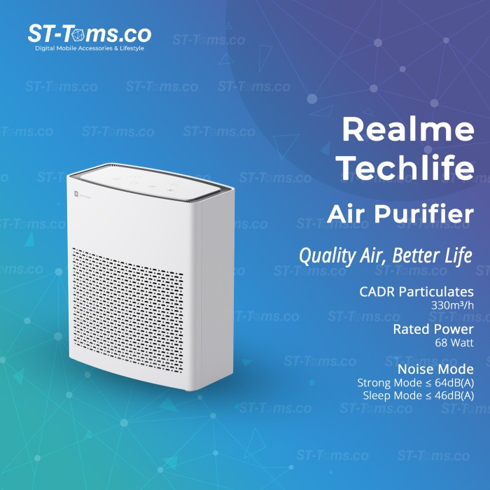 PROMO Realme Techlife Air Purifier Penyaring Udara