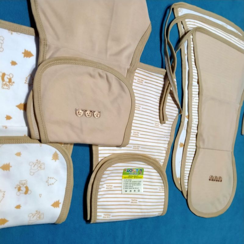 3 Pcs Dan 6 Pcs Popok Bayi Doble Kain Cuci Ulang Seri Coklat talitababy