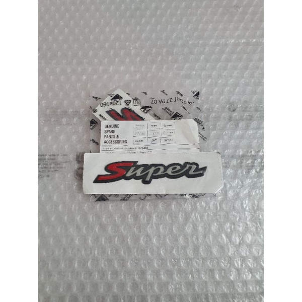 Emblem Body Vespa GTS "Super" Original