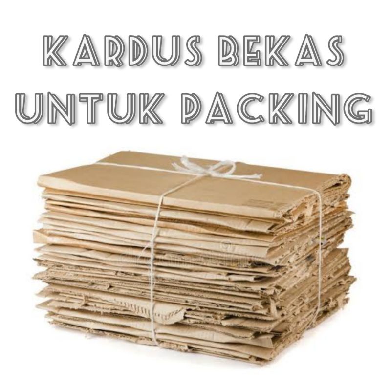 kardus bekas untuk packing