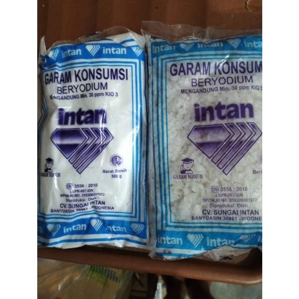 

Garam Beryodium Merk Intan 500gram