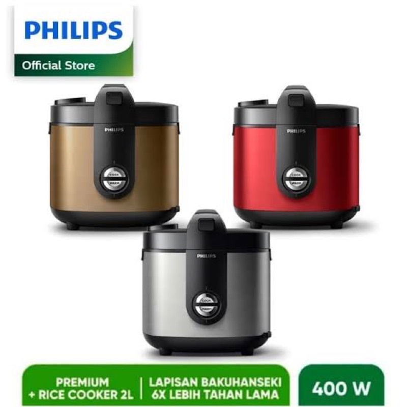 Philips Rice Cooker Stainless HD3138