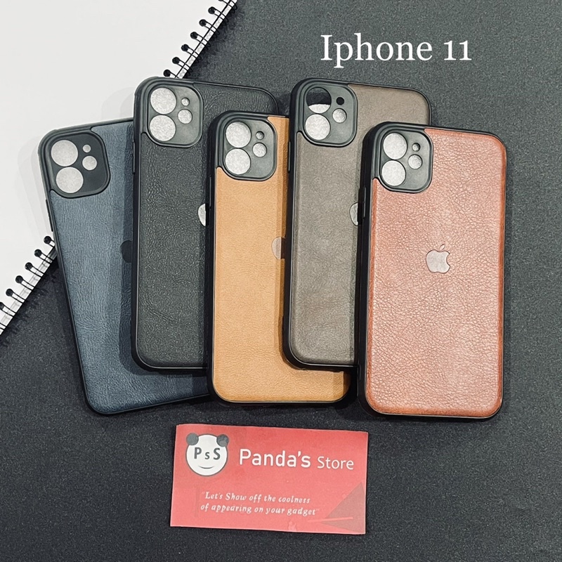 Leather Case Iphone 11, 11 Pro, 11 Pro max Softcase Kulit Elegan Casing Slim Fit