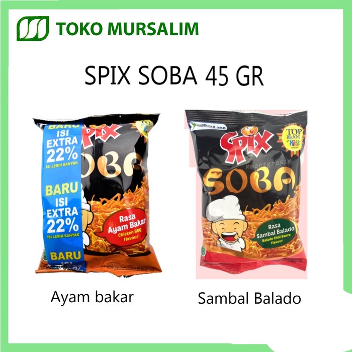 

Spix Soba Snack All Rasa 45 gr 1s