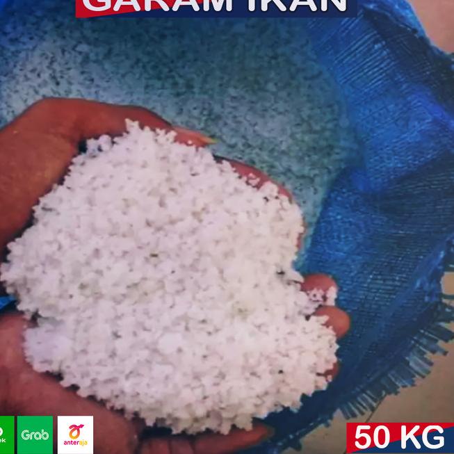 Garam Kasar, garam krosok, garam ikan karungan 50kg / 25kg Garam ikan - 50kg