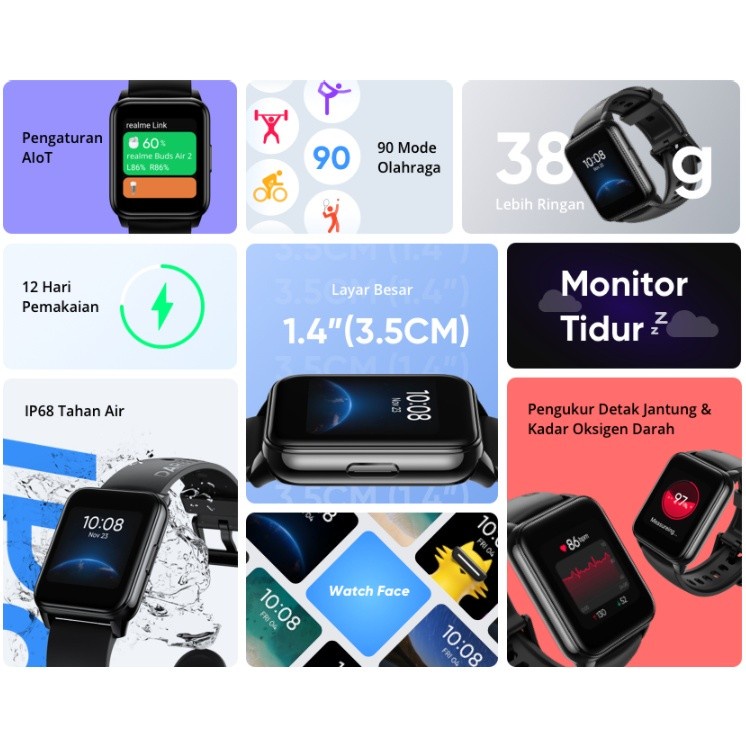 Realme Watch 2 Original Garansi Resmi