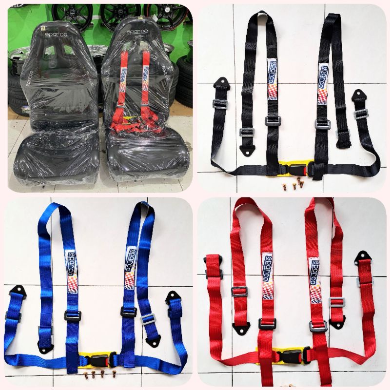 SAFETY BELT RACING 4 POINT/ 4 TITIK SPC