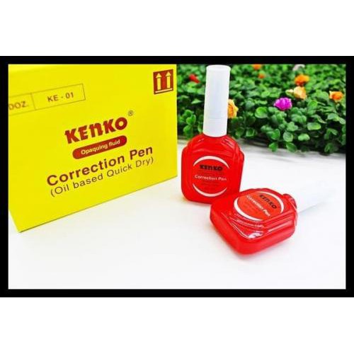 

GG Correction Fluid KENKO KE-01(minimal 12) /Tipx/ Correction Pen / Tipex Cair/Cairan Koreksi/Cairan Hapus/Penghapus