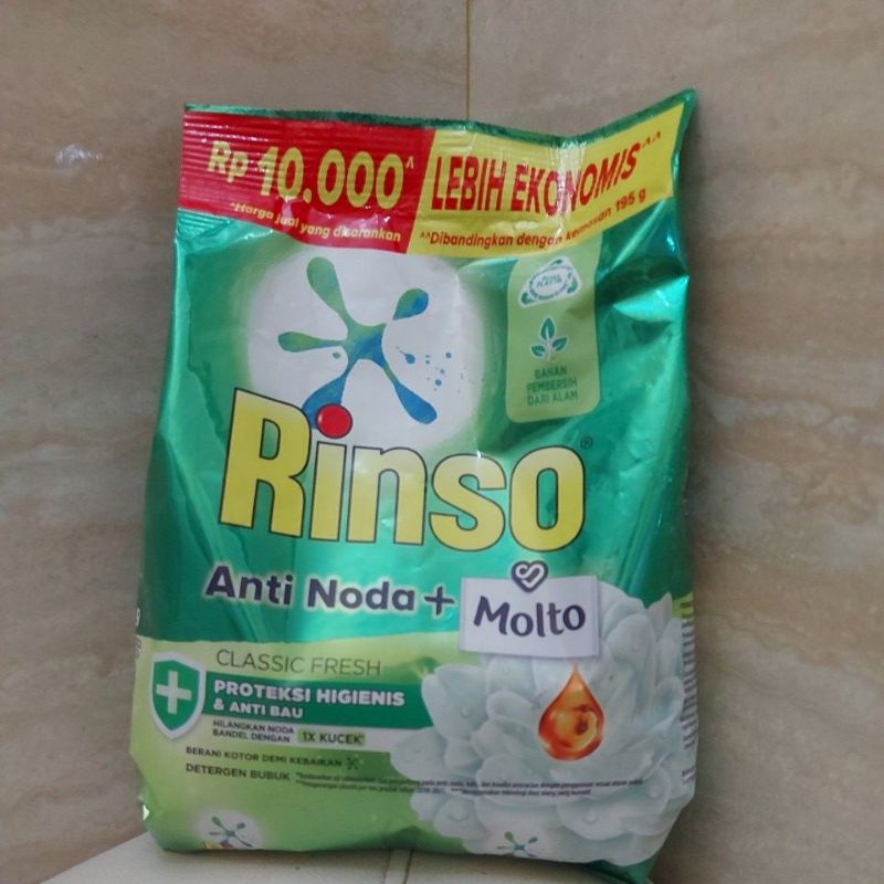 Rinso Molto Anti Noda 400gr 10.000an Detergen Bubuk