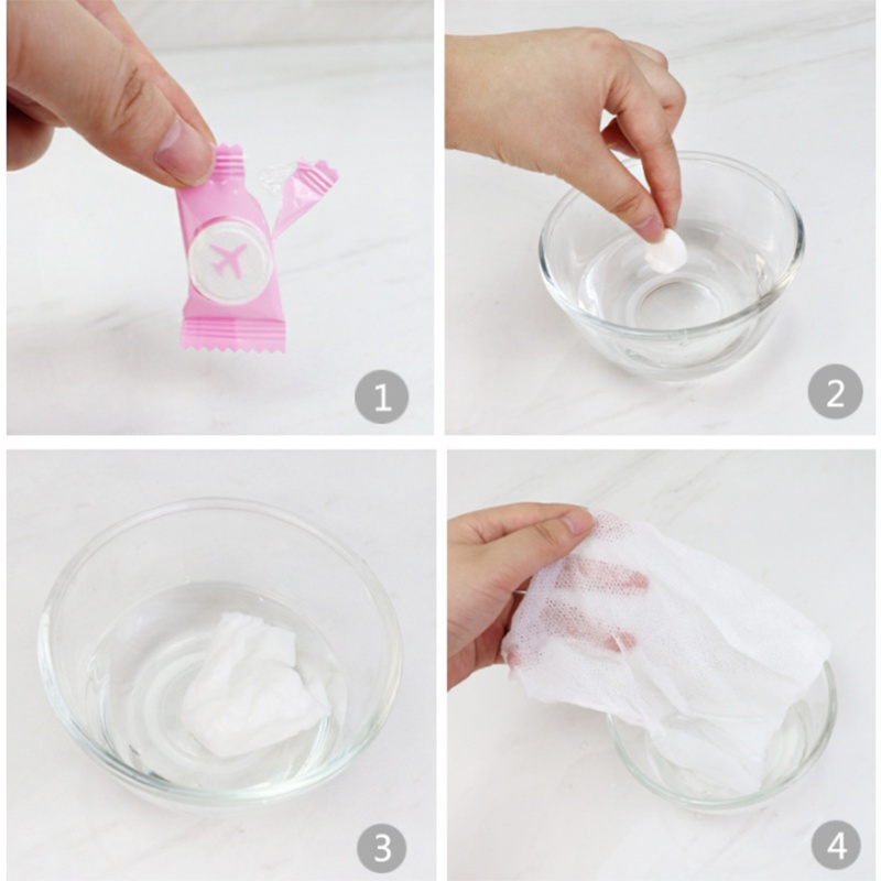 Tisu Wajah Portable Ukuran 24x30cm Tisu Wajah Mini Tissue Premium Bahan Kapas Lembut Untuk Traveling F871