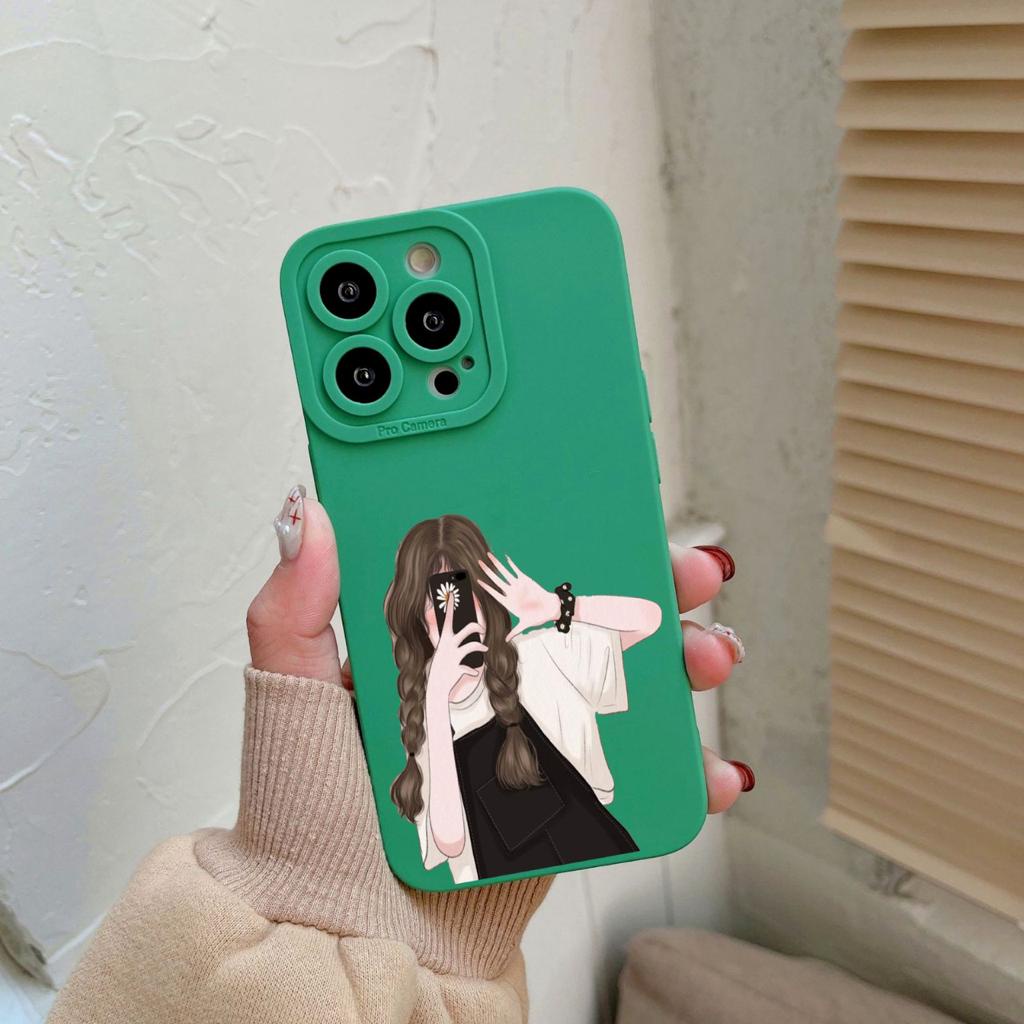 CC26 Softcase pro kamera motif girl cool for Oppo Realme 10 C1 C2 C3 C10 C11 C12 C15 C20 C20a C21 C21y C30 C31 C33 C35 U1 U2 2 5 5i 5s Narzo 20 30A 50a 50i