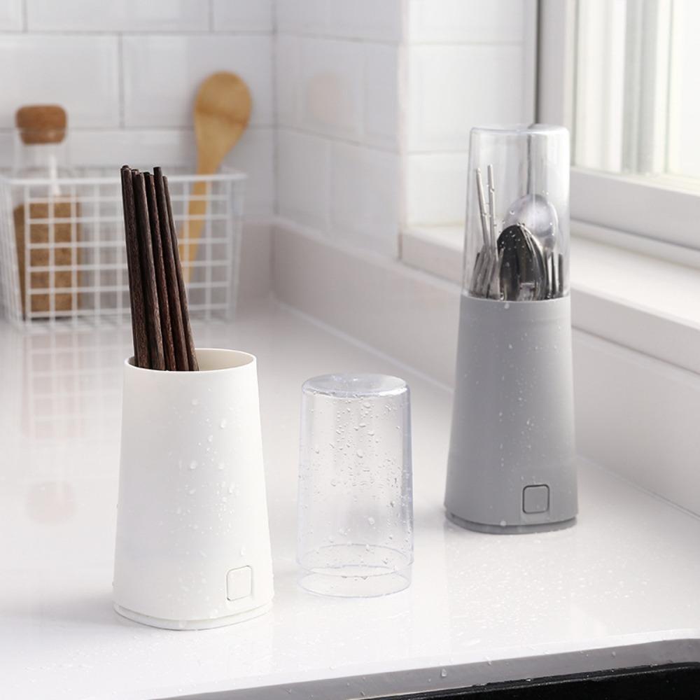 R-FLOWER Tempat Sumpit Kreatif Wadah Multi Fungsi Gadget Dapur Peralatan Masak Kotak Penyimpanan Garpu Sendok Sumpit Holder