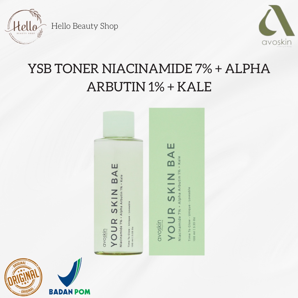 AVOSKIN YSB TONER NIACINAMIDE