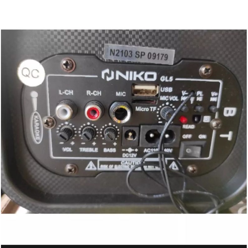 Speaker Karaoke Niko GL 05 free mix