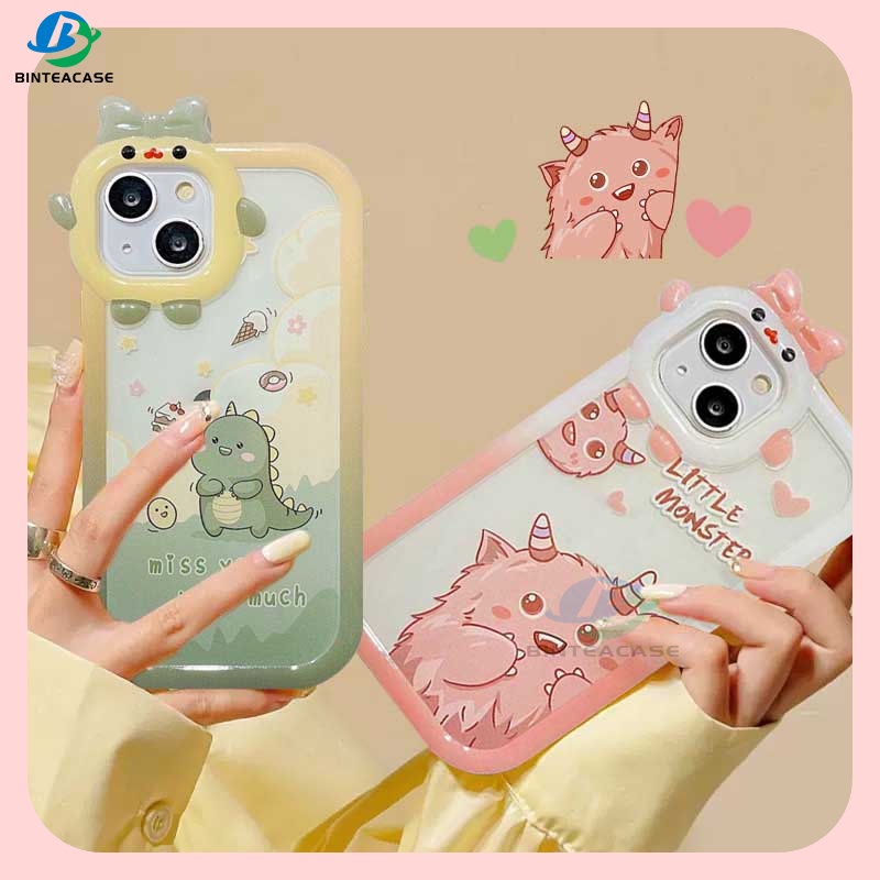 Case Motif Dinosaurus Untuk OPPO A57 2022 A15 A16 A16K A54 A53 A12 A5S A7 A3S A11k A31 A52 A92 A94 A93 A37 F9 A1K Reno 5 A76 A96A