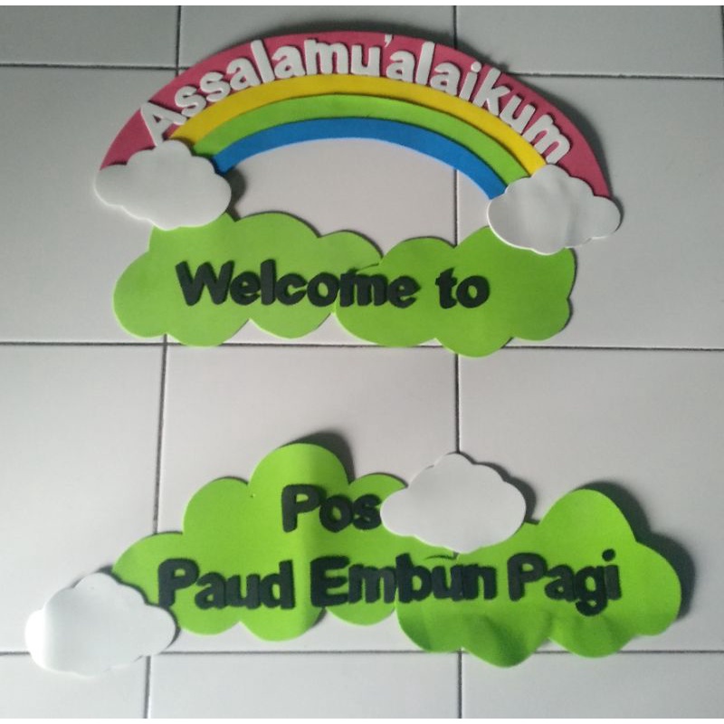 Jual Hiasan Dinding selamat datang atau Welcome | Shopee Indonesia