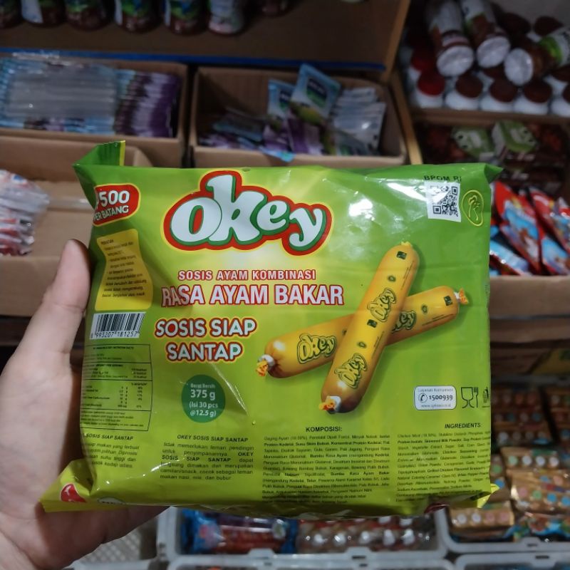 

Sosis okey rasa ayam bakar isi 30 pcs