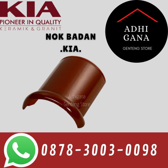 Nok Badan KIA Natural / Nok Badan Genteng Keramik Murah