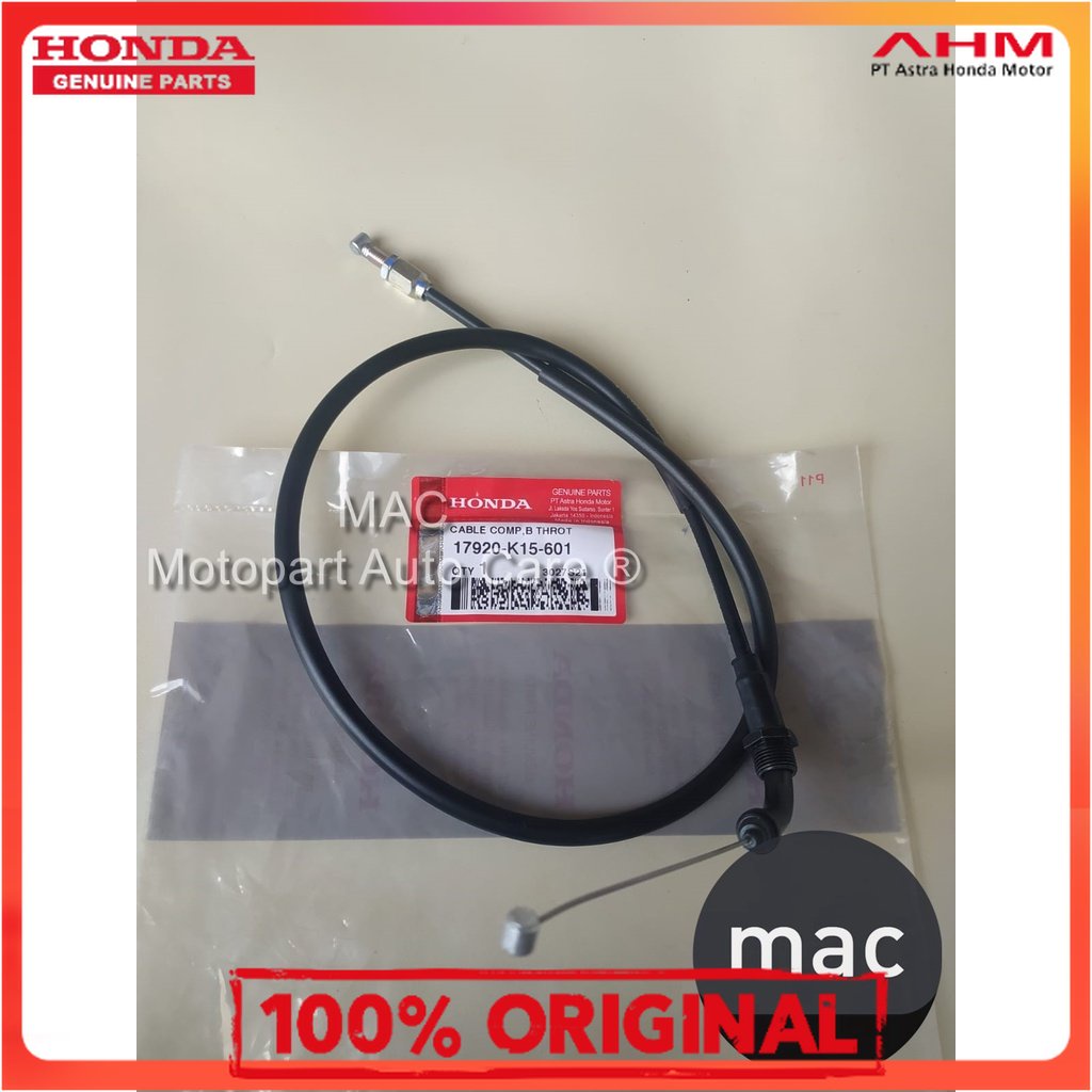 *Ori Ahm  Kabel Gas B CB150R LED 2018   17920-K15-601 17920K15601 Terjamin asli 100% ahm honda`*