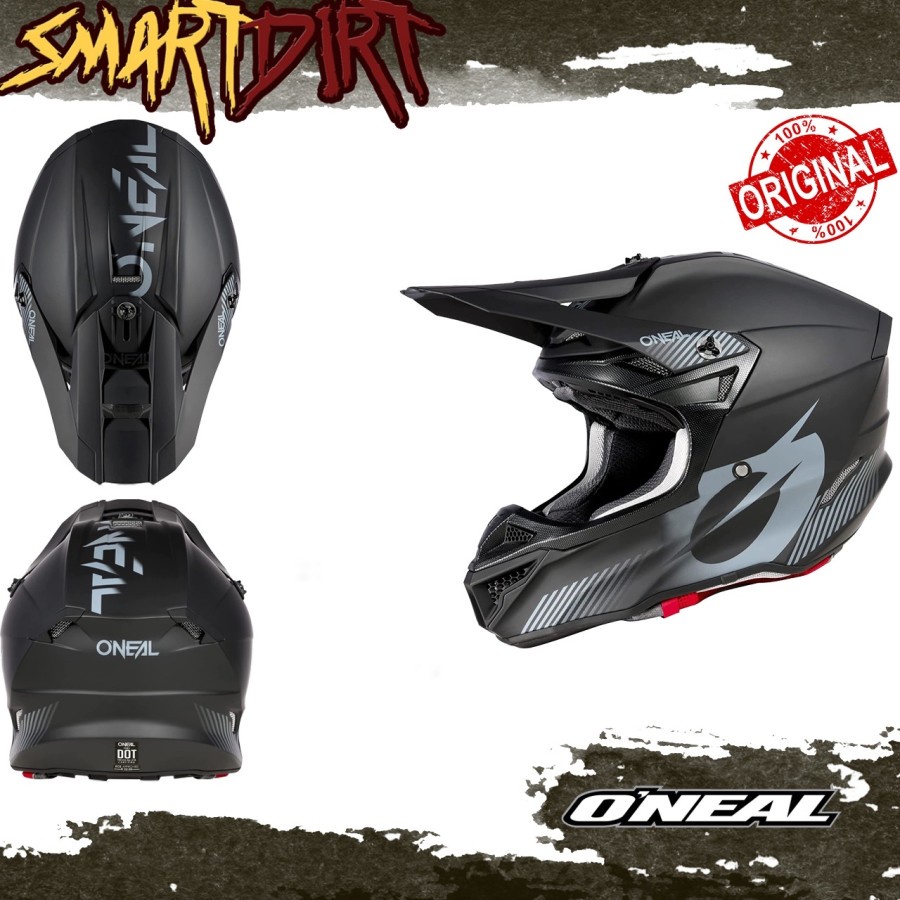 HELM TRAIL ONEAL 5 SERIES SOLID BLACK 2023 HELM CROSS ONEAL 5 SRS ORI