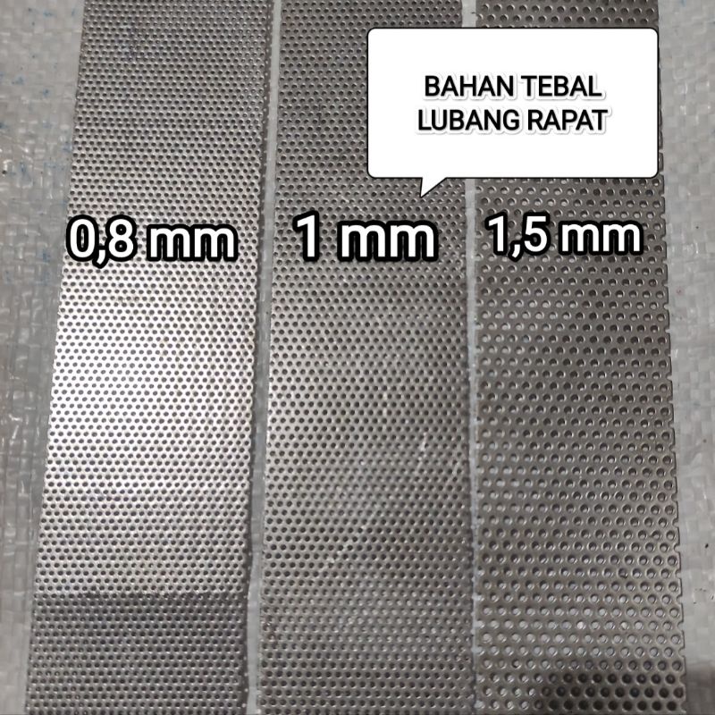 saringan ffc23 sarangan penepung diskmill ffc 23 lubang 0.5mm, 0,8mm. 1mm 1,5mm (TEBAL)