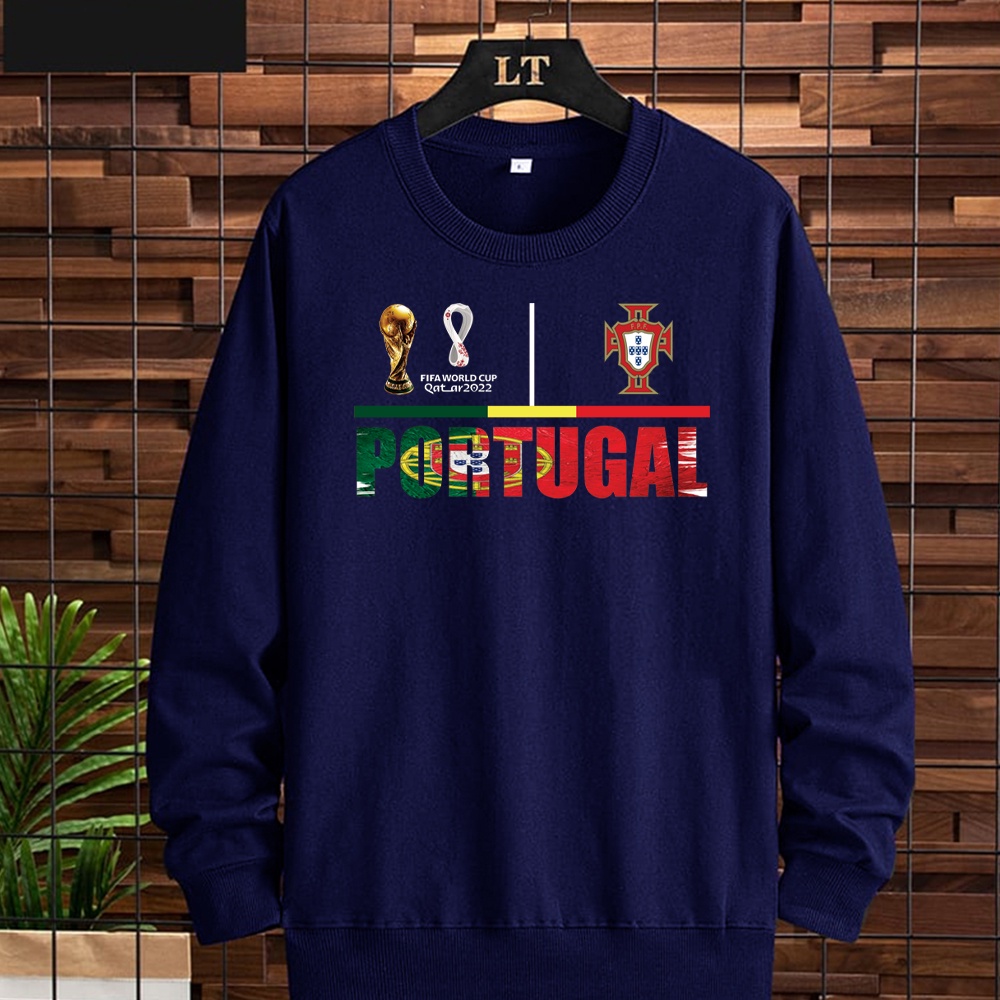SWEATER PRIA / WANITA /UNISEX EDISI KHUSUS PIALA DUNIA 2022 PORTUGAL