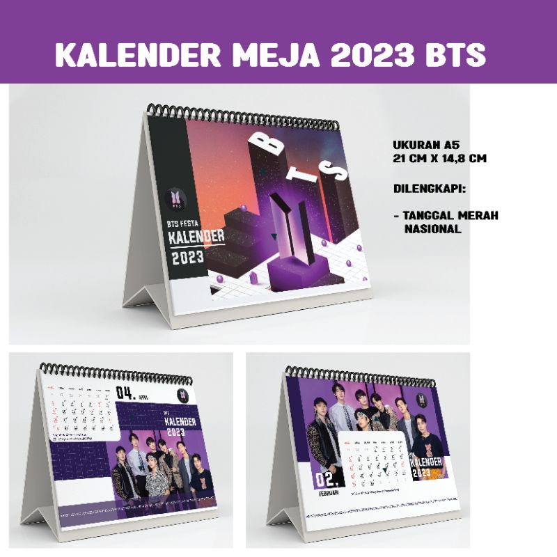 

KALENDER MEJA 2023 KPOP BTS