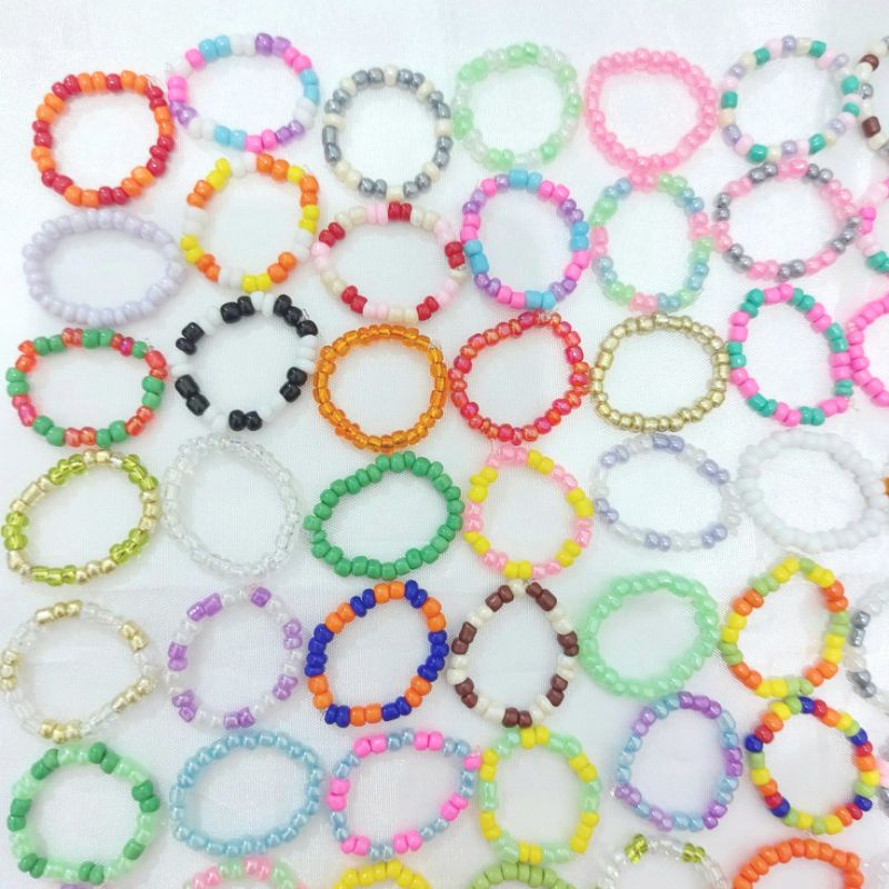cincin manik | ring beads | PART 1 | cincin manik-manik | beads ring