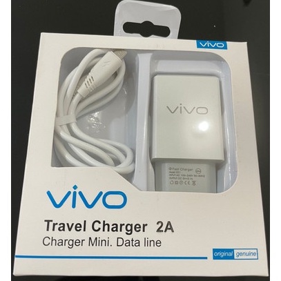 (ba) TC / Travel Charger Merk Vivo Ori 99% 2.A Kwalitas Bagus