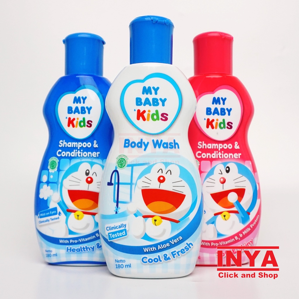 MY BABY KIDS BODY WASH ALOE VERA COOL &amp; FRESH 180ml - Sabun Bayi