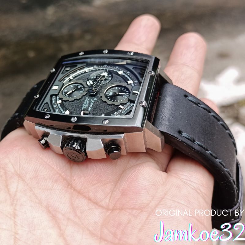 Jam Tangan Arloji Alexander Alexandre Christie Tipe 6376 MC Remaja Cowok Pria Analog Murah Anti Air 