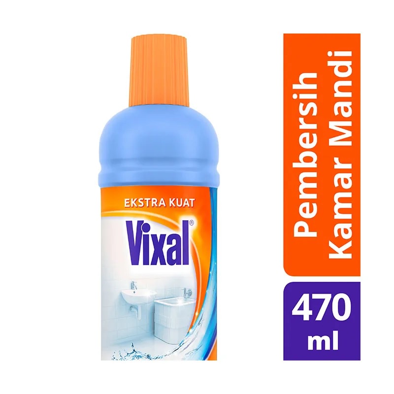 PEMBERSIH TOILET KAMAR MANDI VIXAL 470 ML EXTRA KUAT BATHROOM CLEANER