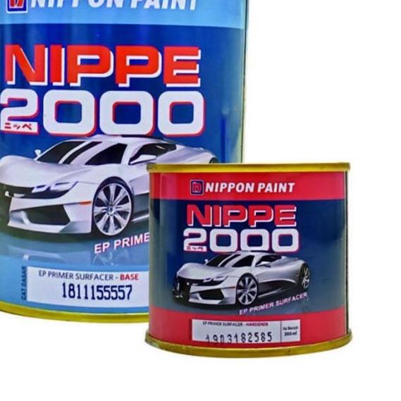 Nippon Paint Nipper 2000 Epoxy Cat Dasar Hardener Abu - Putih 1 kg