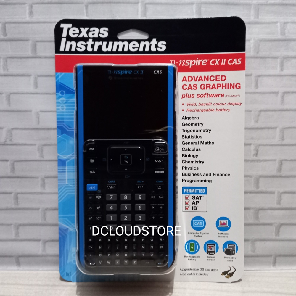 

Kalkulator Matematika Fisika Kimia Algebra TI Nspire CX II CAS Graphing Calculator