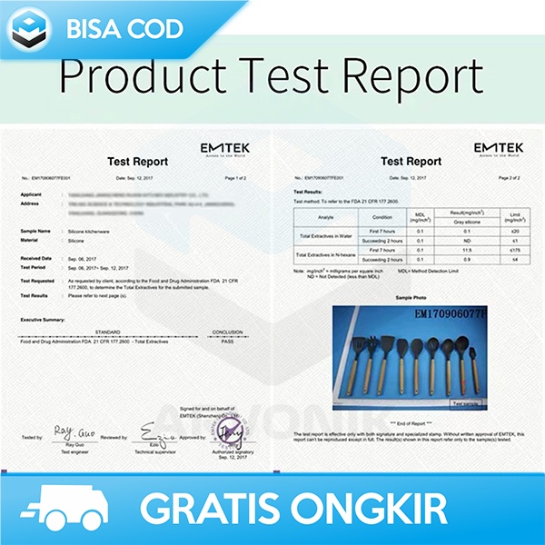 SPATULA 1 SET PERALATAN MASAK LENGKAP GLANYOMI MUDAH DIBERSIHKAN 9PCS