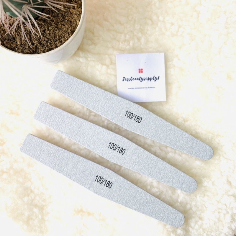 NAIL FILE DIAMOND SQUARE KIKIR 100/180 file nail nailart kikir 100 / 180 pengasah kuku nail shaping