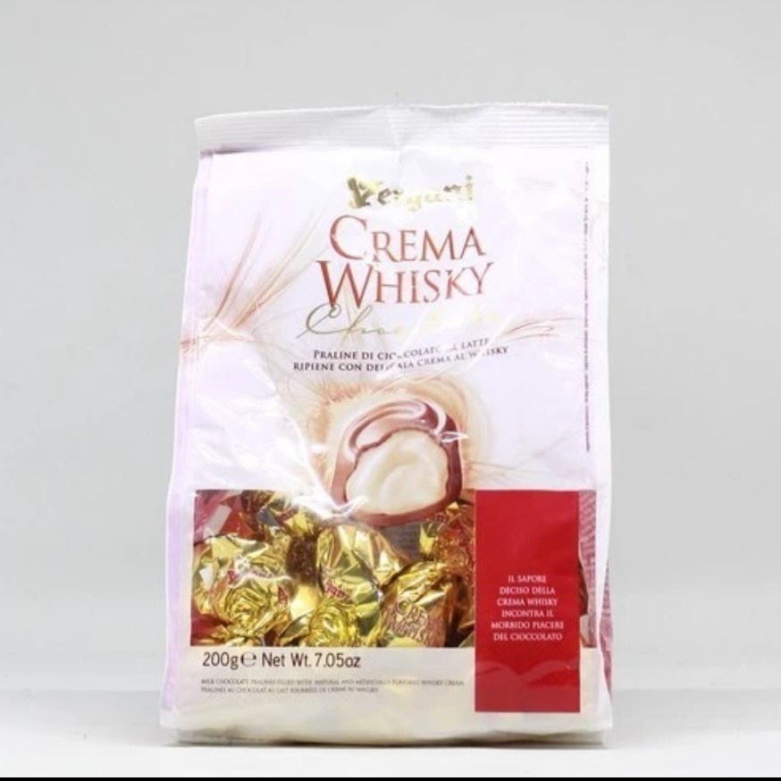 

VERGANI Crema Wisky 200gr - Cokelat Italy Isi Krim Wisky 200gr