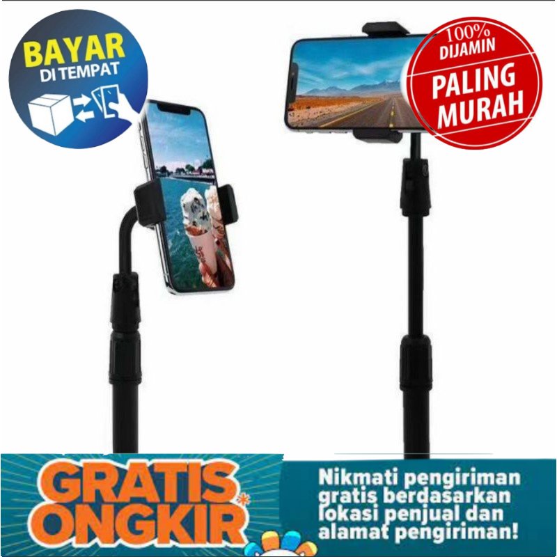GRATIS ONGKIR Phone Holder Standing HP HD25 Holder HP HD-25 tongsis selfie tripod lazypod tripod hp 