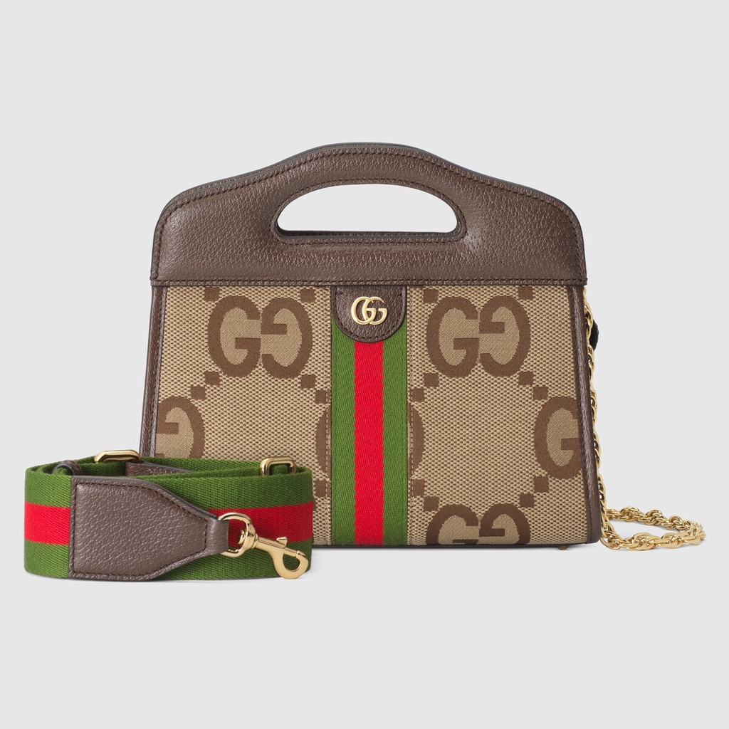 Koleksi Gucci Ophidia tas jinjing Super GG/tas wanita/tas tangan/tas bahu/tas selempang