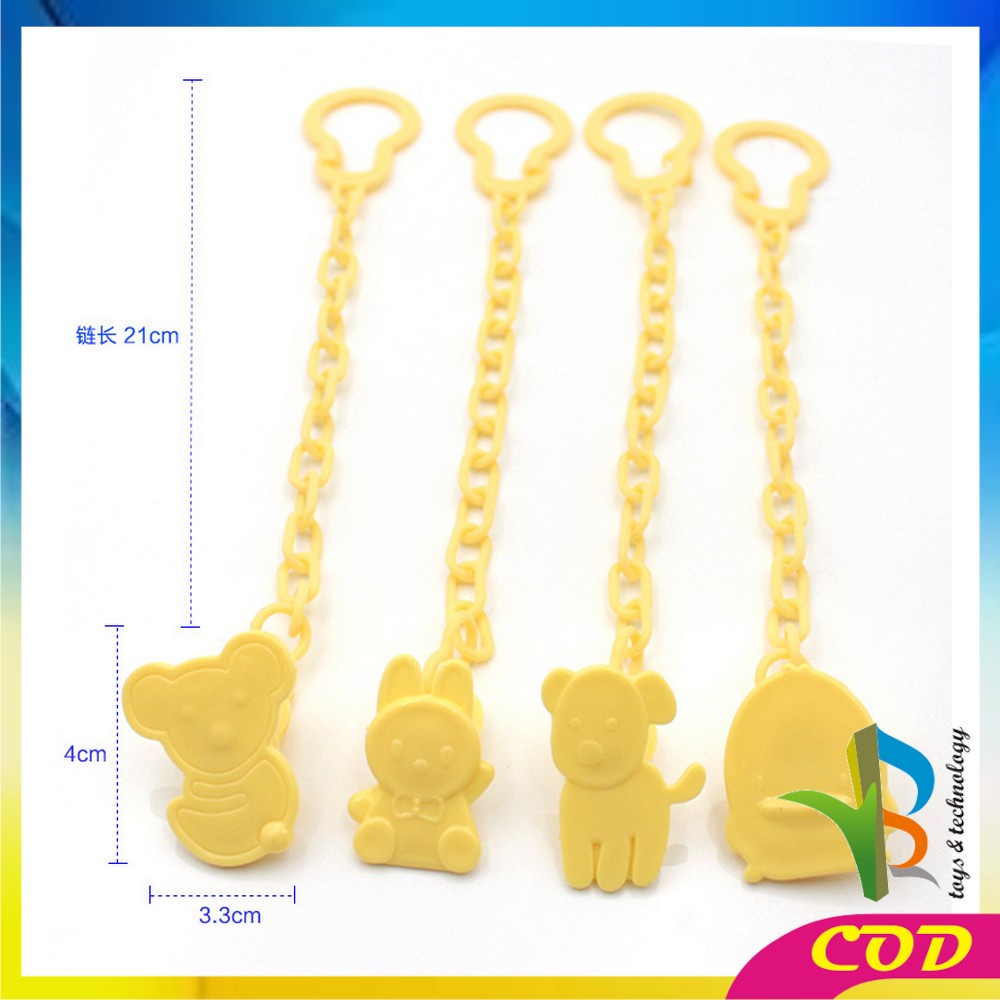 RB-C43 Tali Gantungan Empeng Baby / Klip Rantai Penjepit Dot Bayi / Teether Clipper Pacifier Holder