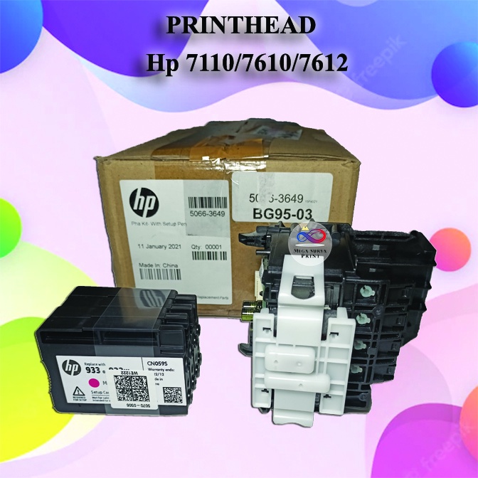 Print Head Original HP Officejet 7110 7610 7612
