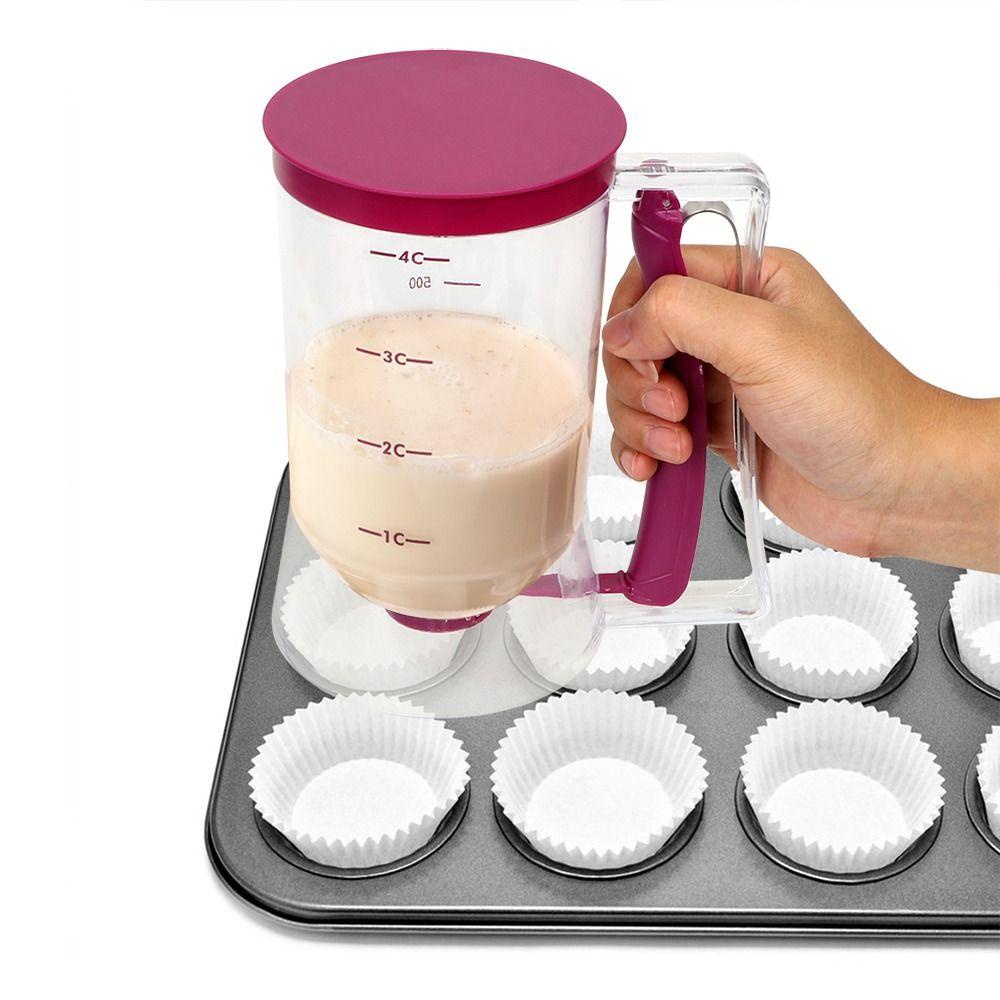 [Elegan] Batter Dispenser Muffin Tahan Panas Pancake Ukur Handheld Alat Baking