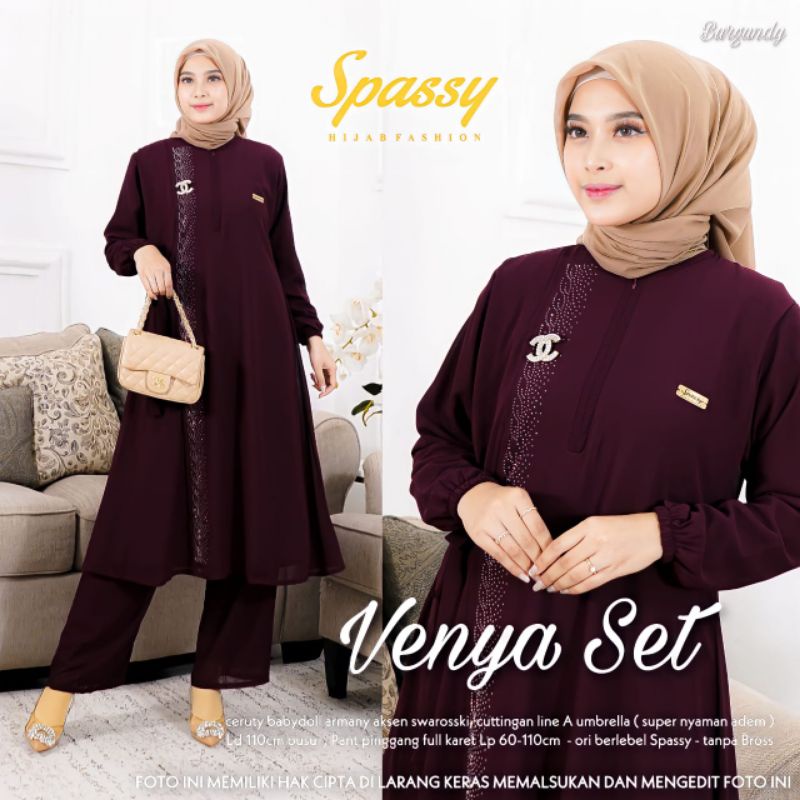 Venya Setelan Wanita Dewasa original Terbaru by Spassy