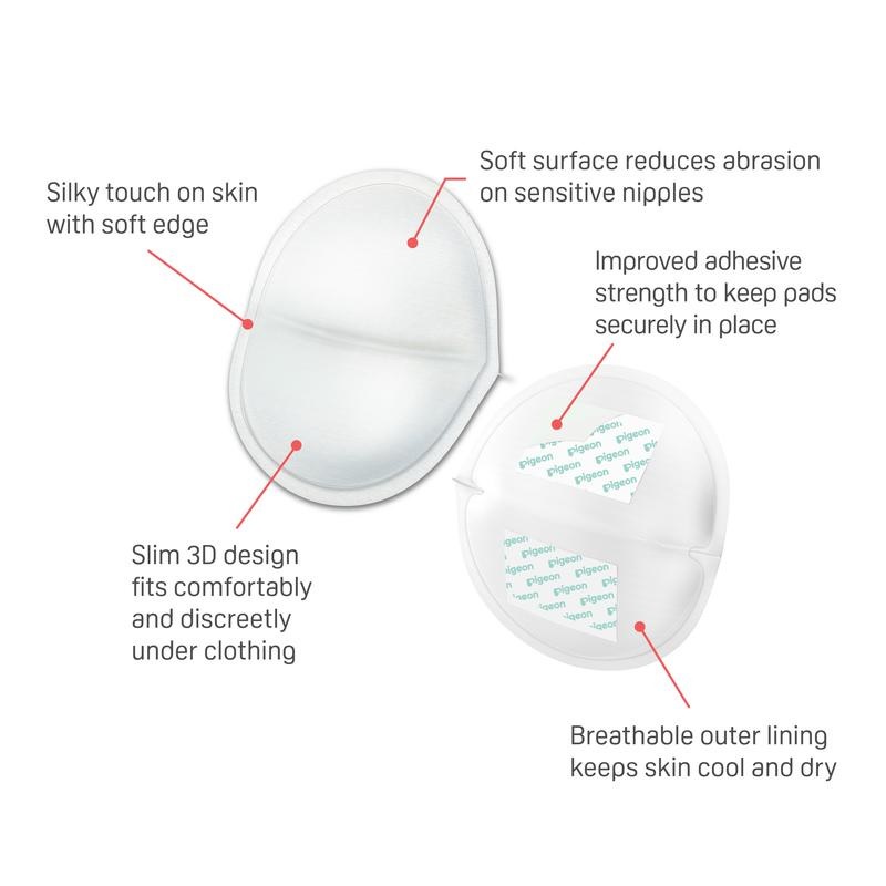 Pigeon Disposable Breastpads Comfy Feel - Breast Pad Sekali Pakai