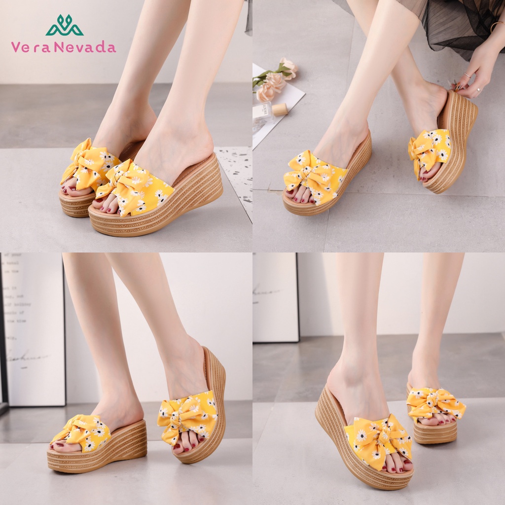 Vera Nevada Kimberly Sandal Wedges Wanita VN1164