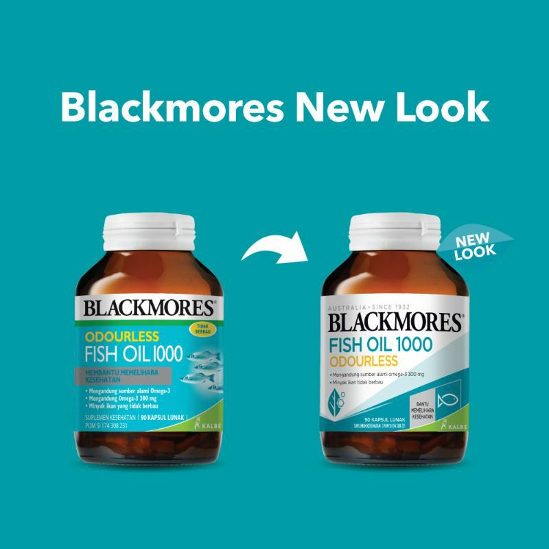 Blackmores Fish Oil Odourless isi 30